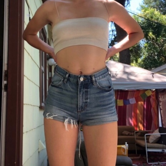 TOPSHOP MOTO ROSA shorts! - Picture 2 of 3